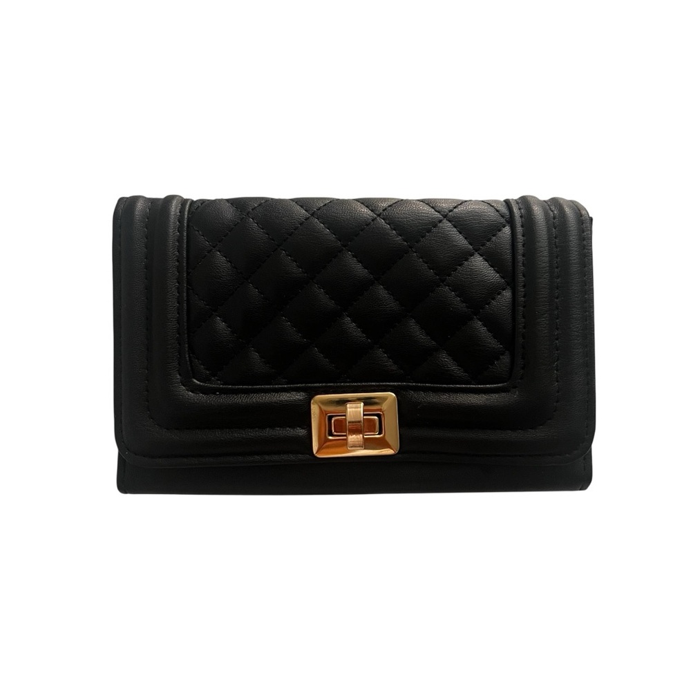 Quilted Vegan Leather wallet